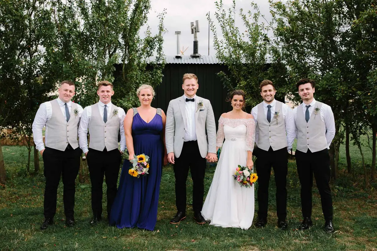 Bridal Party at The Maybush Oxford