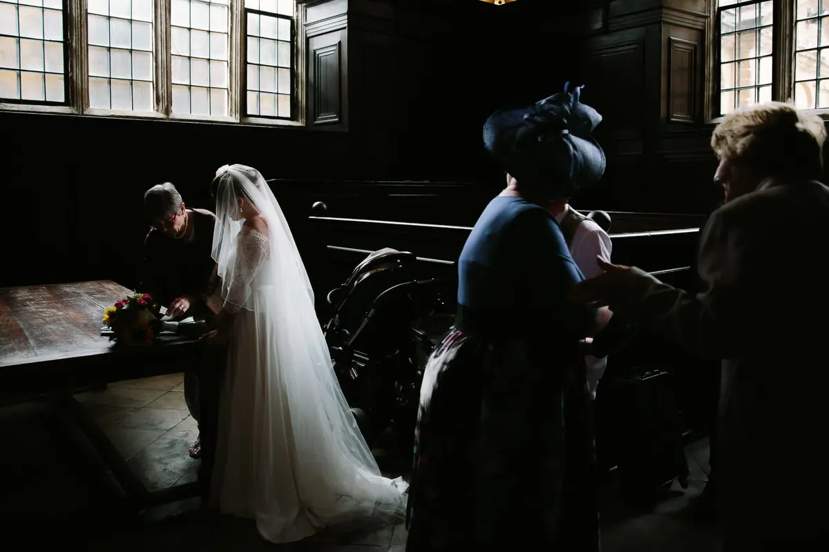 Wedding at the Bodleian in Oxford