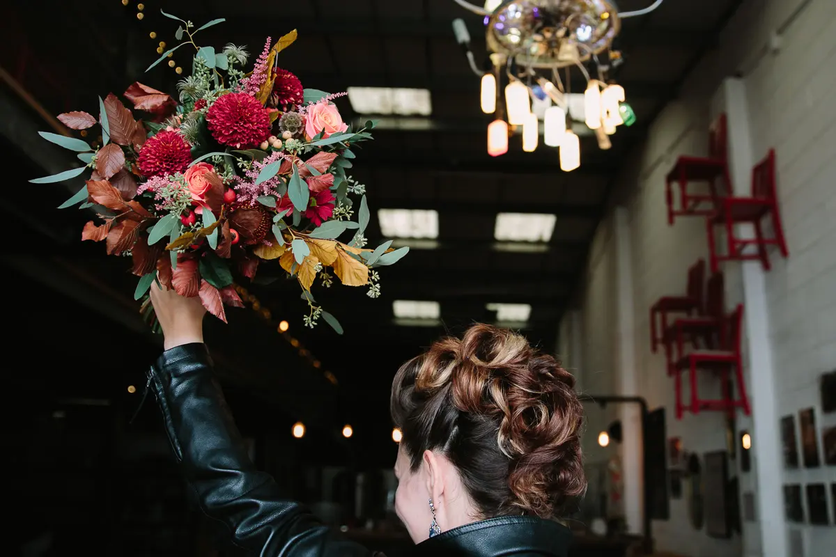 bride at tap social weddings