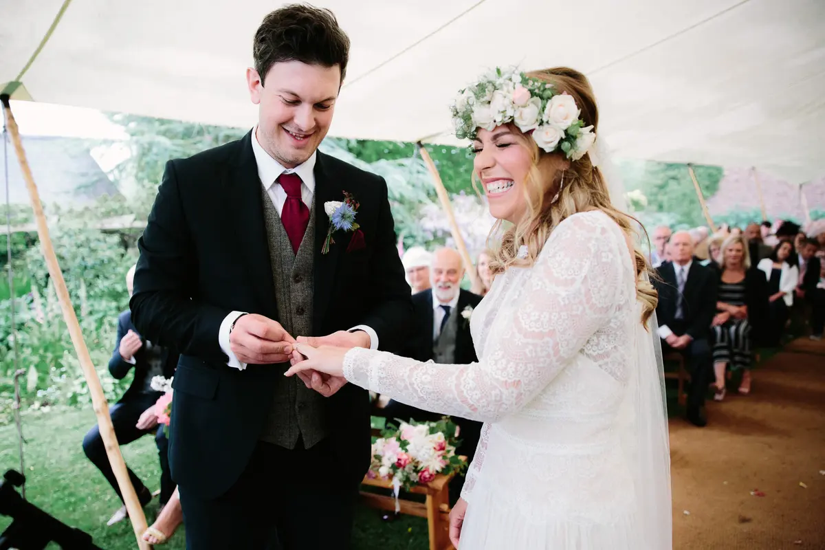 alternative wedding ceremony by Philippa James Photography