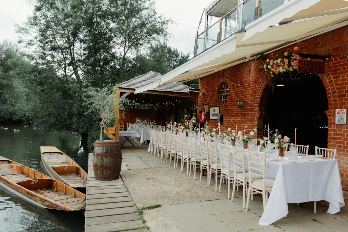 Cherwell Boathouse Wedding Day