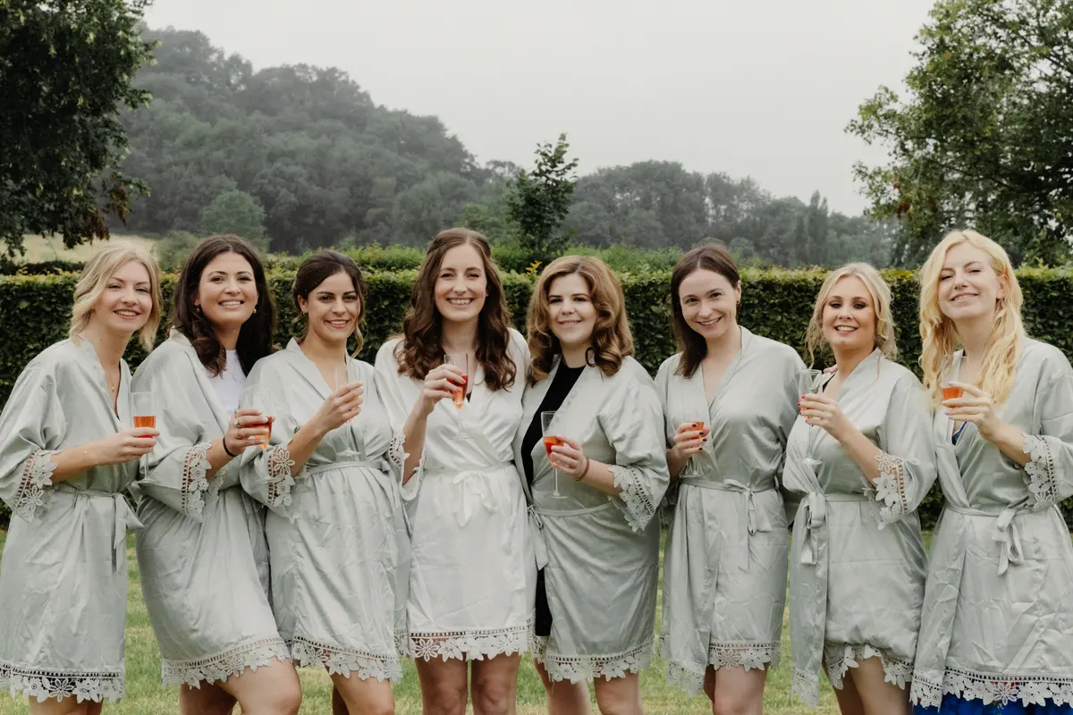 Bridesmaids at Primrose Hill Farm Wedding