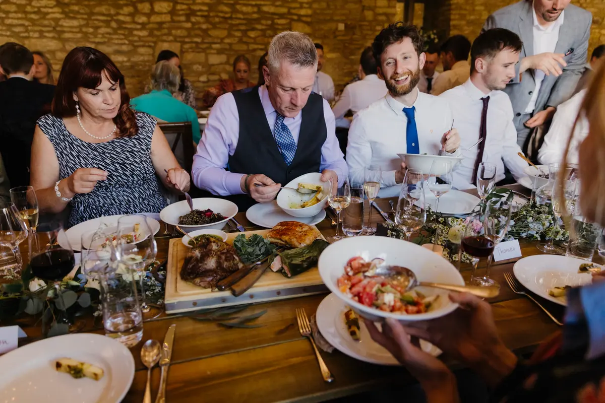 wedding food by
